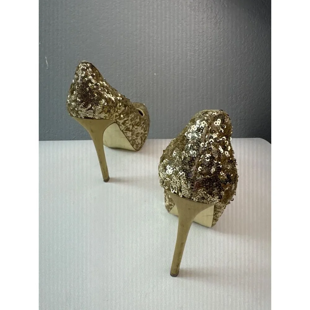 Steve Madden Size‎ 7.5 Sequin Platform High Heels